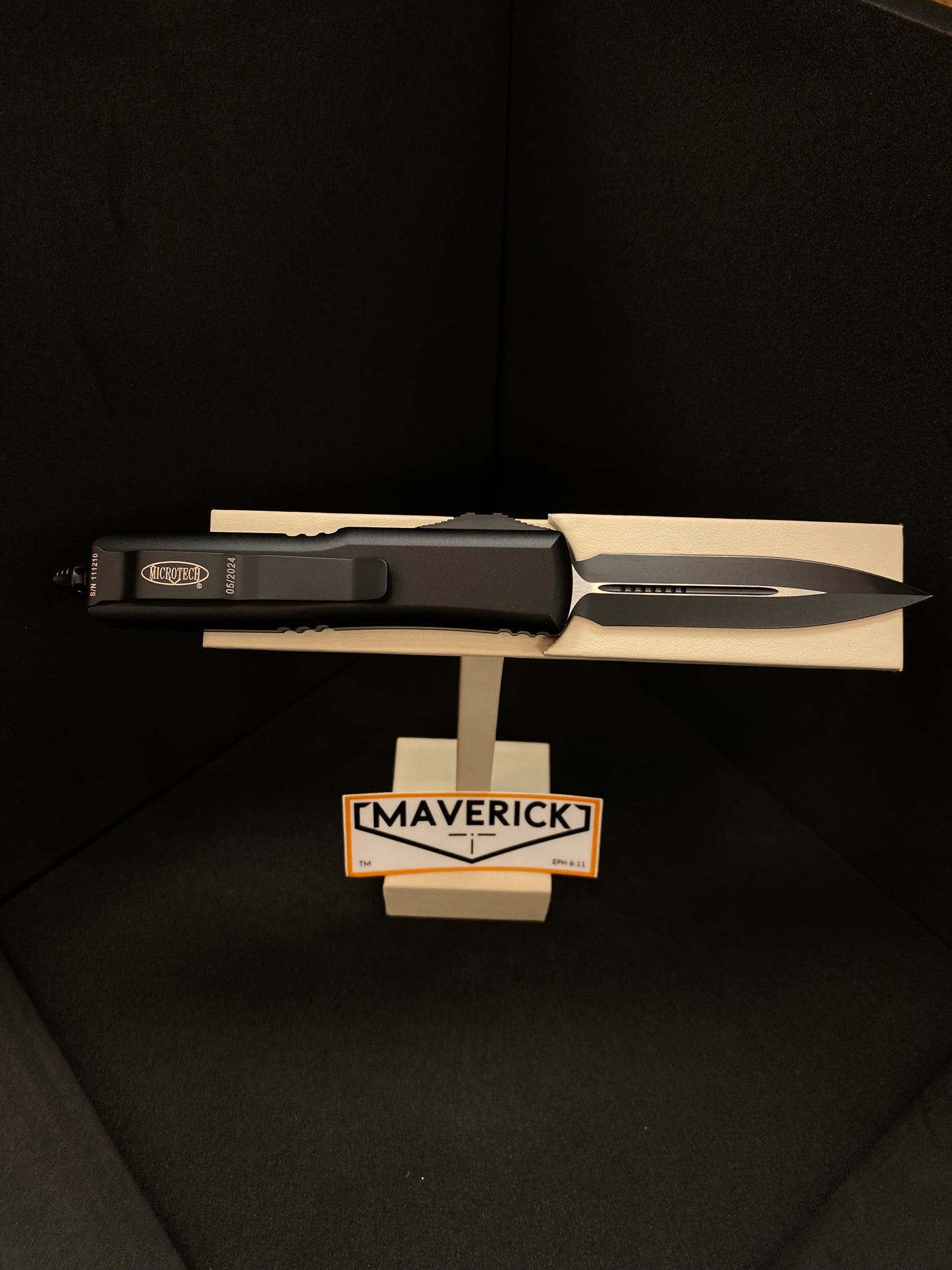 Microtech UTX-85 - D/E Black Tactical Standard