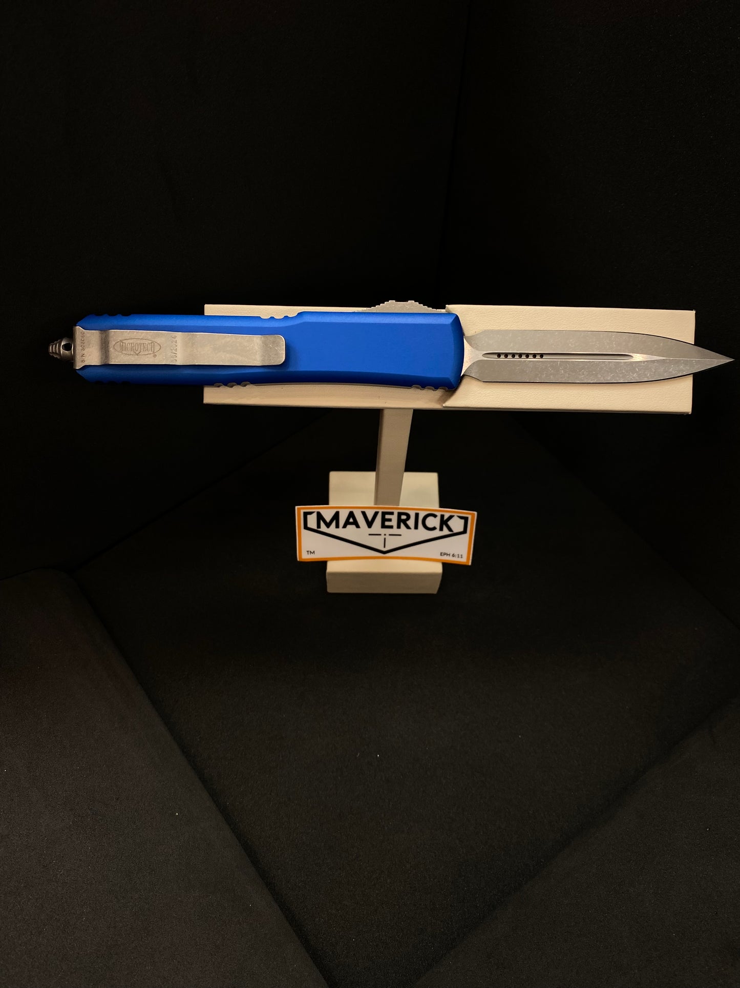 Microtech Ultratech - D/E Apocalyptic Navy Blue