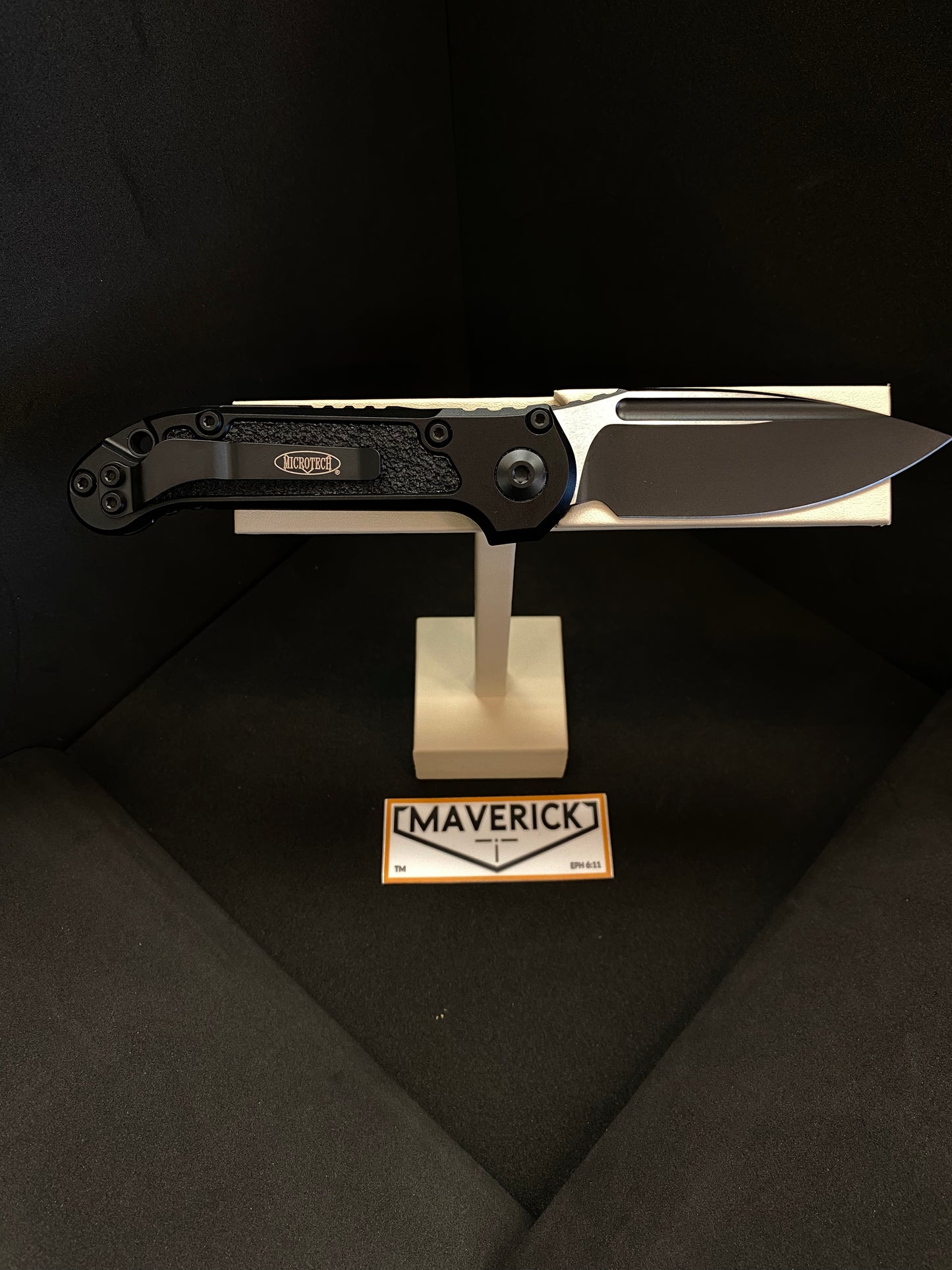 Microtech L.U.D.T - S/E Gen III Tactical Standard Black Blade Black Handle