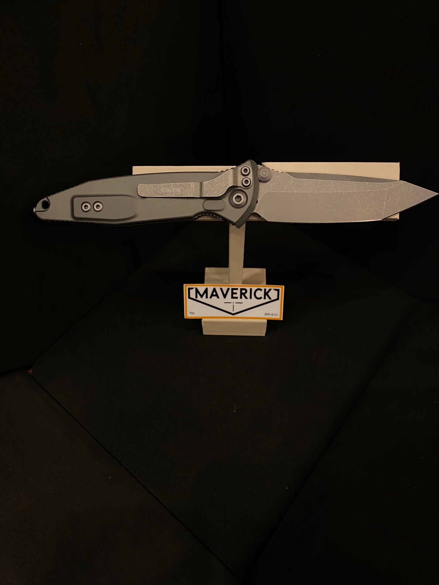 Microtech Socom Elite - T/E Apocalyptic Standard Blade Natural Clear Handle