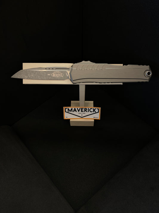 Microtech Cypher II - S/E Apocalyptic Standard Blade Natural Clear Handle