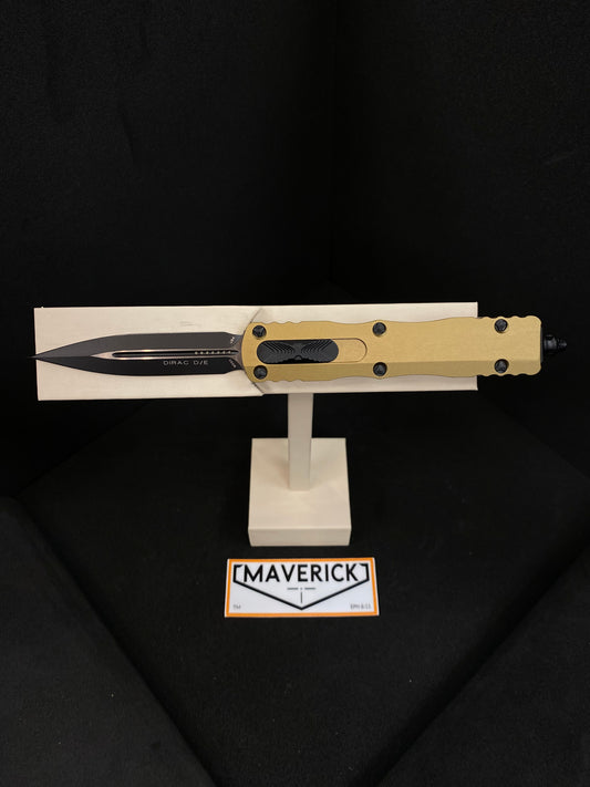 Microtech Dirac - D/E Tan Handle Standard Blade