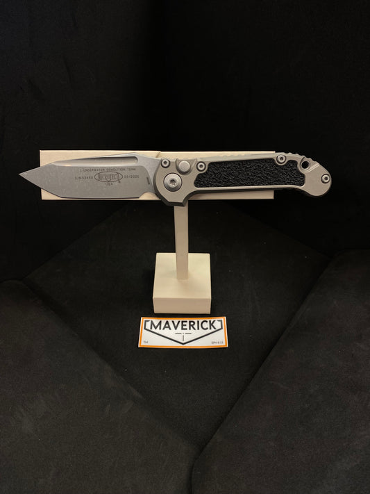 Microtech L.U.D.T - T/E Gen III Apocalyptic Standard Blade Natural Clear Handle
