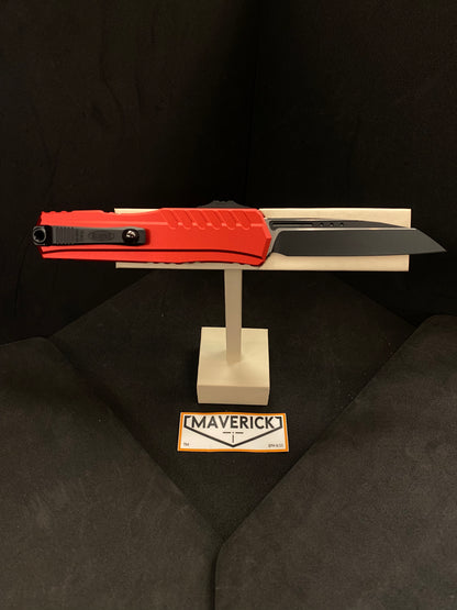 Microtech Cypher II - S/E Black Blade Red Handle