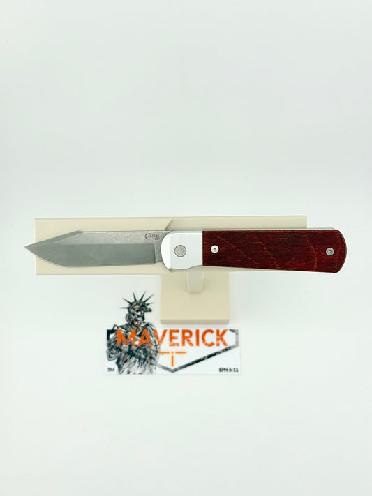 Case Longhouse - Revoindie Clear Anodized Aluminum Rosewood CPM20-CV Steel