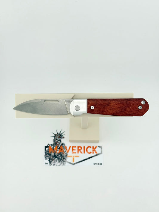 Case Highbanks - Revoindie Clear Anodized Aluminum Rosewood CPM20-CV Steel