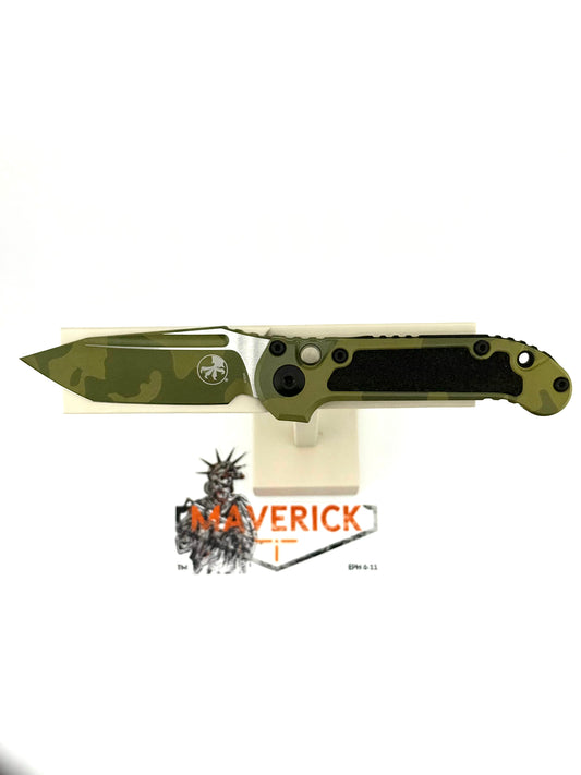 Microtech L.U.D.T - Gen III Signature Series Bazooka Camo Standard, Black Hardware