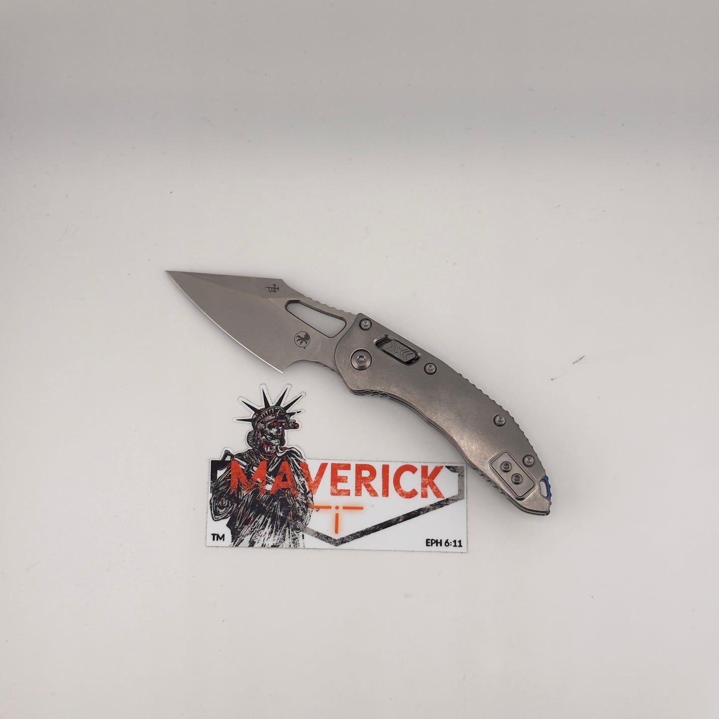 Microtech M-Stitch RAM-LOK Marfione Select Titanium W/ Bronze Titanium Accent