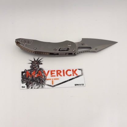 Microtech M-Stitch RAM-LOK Marfione Select Titanium W/ Bronze Titanium Accent