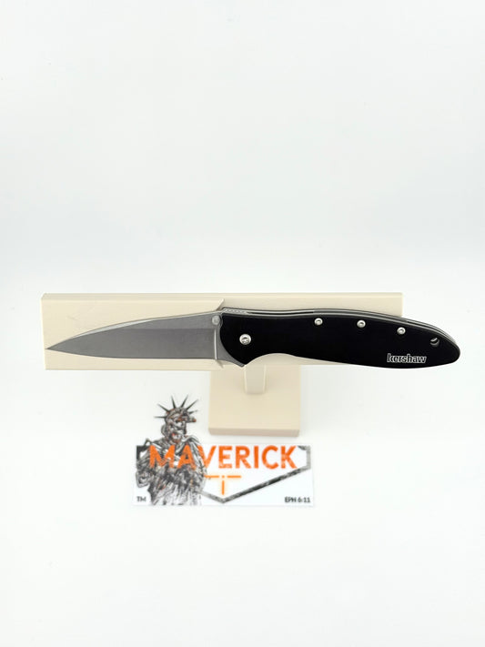 Kershaw Leek - Black, Stonewash