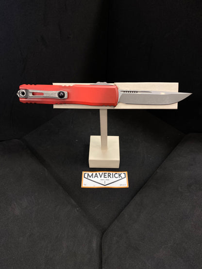Microtech Ultratech ZBP - S/E 2025 G.O.A.L.S Zero Blade Play Blade Red Handle